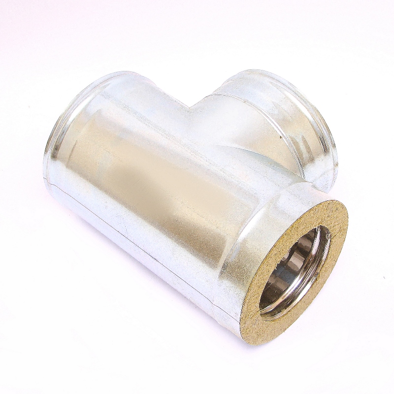 Сэндвич-тройник 90" Ferrum Ф160х250 нержавеющая сталь (430/0,5мм) FD11160N4FF - Вид №3