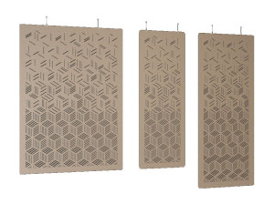 Рециркулированный ПЭТ звукопоглощающий подвесной офисный перегородка