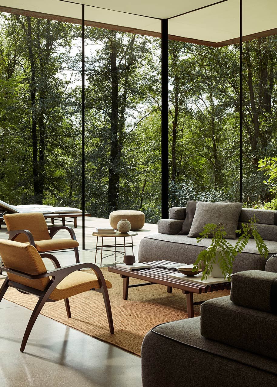 Низкий садовый столик из красного дерева Exteta Эльба ARCH-00085814 - Вид №12