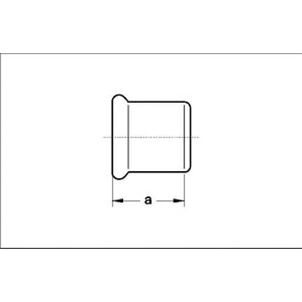 1630128 SANHA 6301 пресс-фитинг, медь, заглушка ВПр 28 мм  - Вид №1