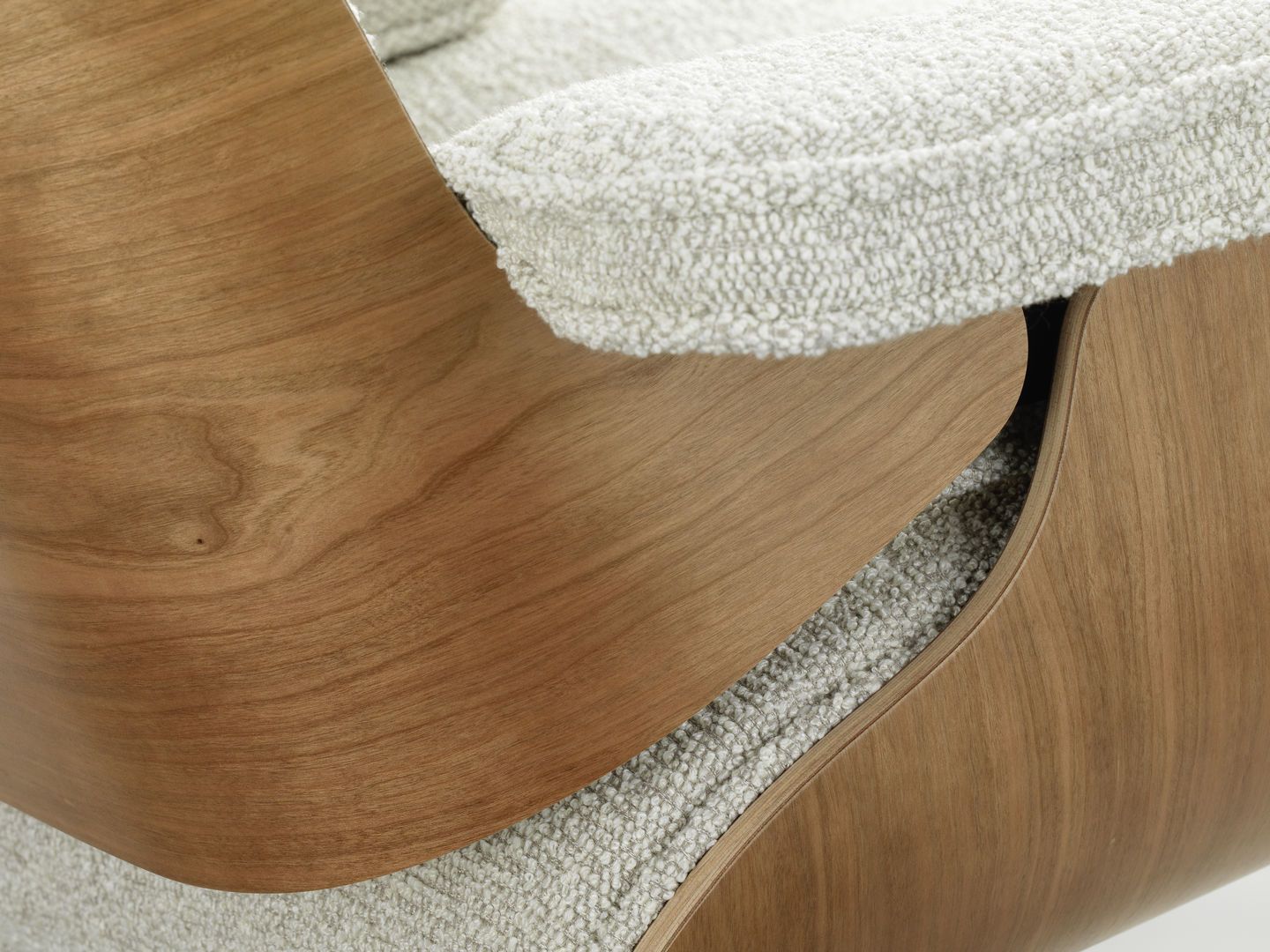 Тканевое вращающееся кресло с подставкой для ног VITRA Eames Lounge Chair ARCH-00010548 - Вид №7