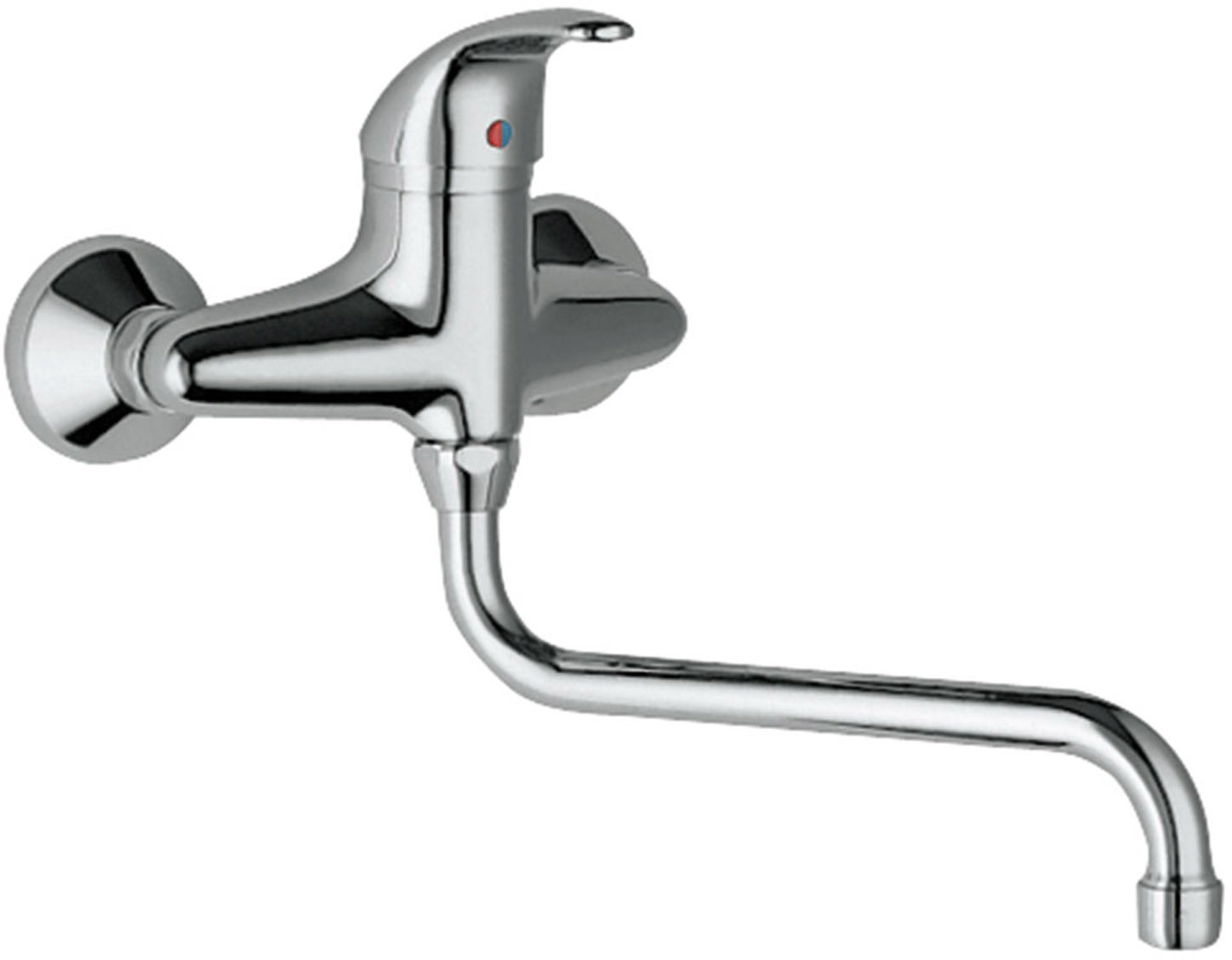 Кухонный настенный смеситель с одной ручкой для кухни-172317 TRES