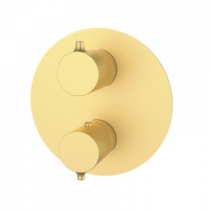 47110477 PREMIUM Матовый Gold Встроенный термостатический с запорным Матовое Золото GRB MIXERS