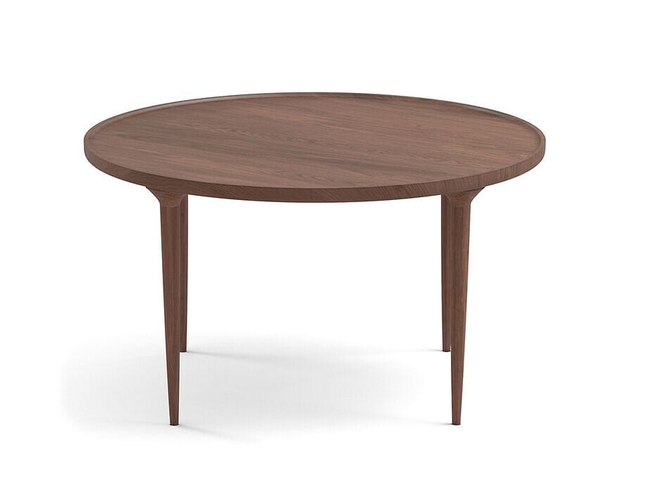 Круглый журнальный столик из грецкого ореха AMPM MAGOSIA ARCH-00051358 - Вид №5