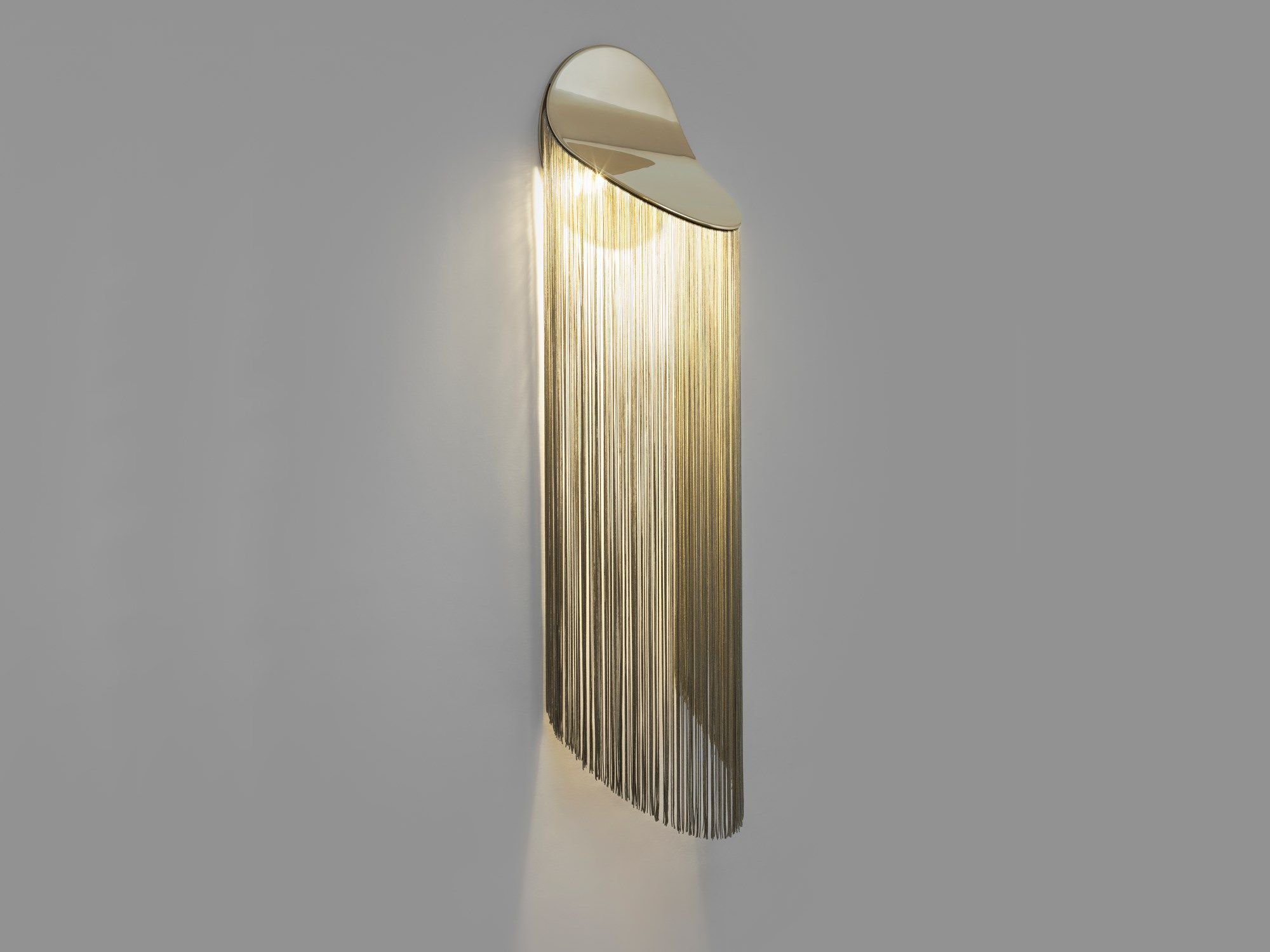 Район бахромой стальной светодиодный настенный светильник Darmes Cé ARCH-00063498 - Вид №5