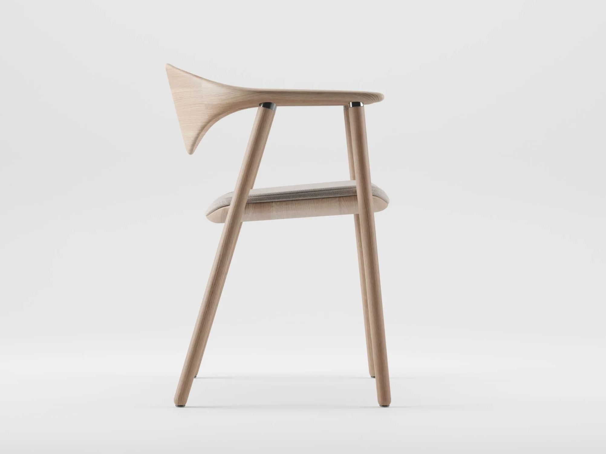 Деревянный стул с подлокотниками Artisan Нару ARCH-00060697 - Вид №3