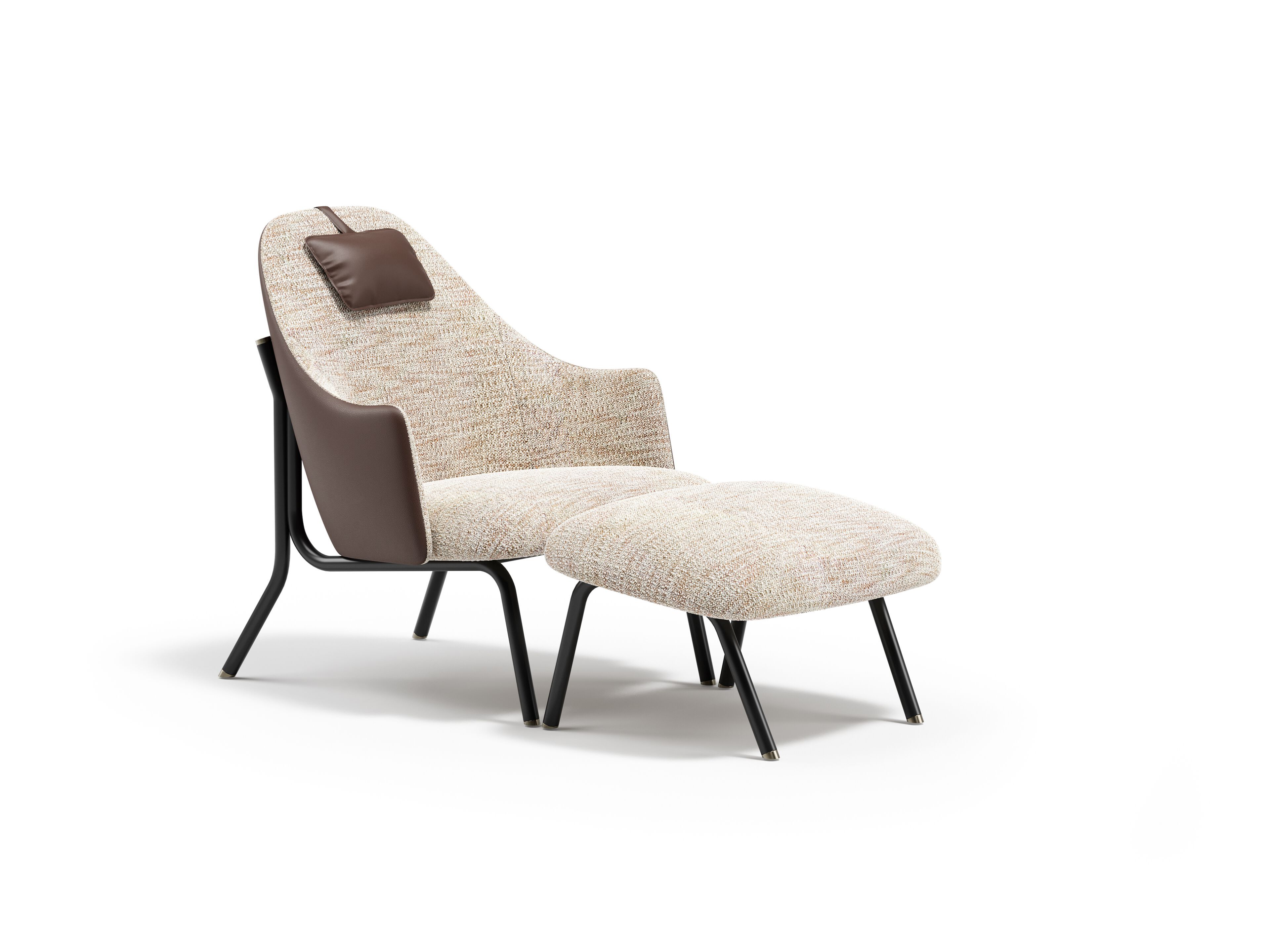 Тканевая мягкая подставка для ног Capital Collection Adele ARCH-00096120 - Вид №2