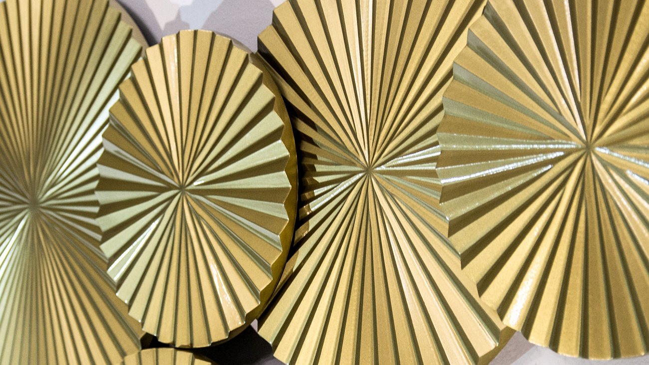 Панно декоративное настенное из дерева 130х85 см золотое Gold-5 EVENHOME  00-3878808 Золото  - Вид №3