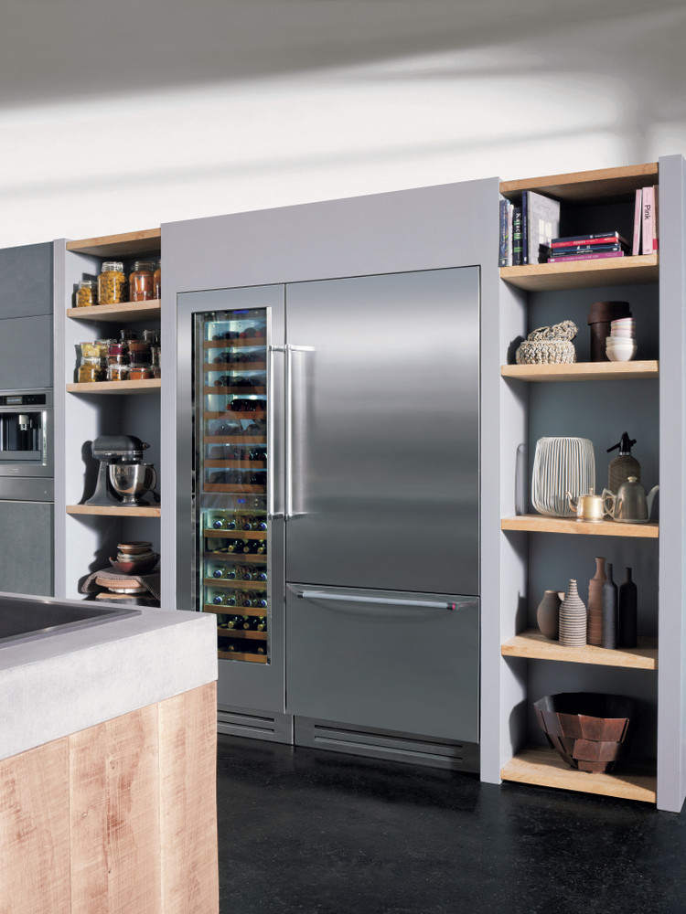 KCZWX 20600L 1 ВСТРОЕННЫЙ ПОДВАЛ С ДВЕРЬЮ ИЗ НЕРЖАВЕЮЩЕЙ СТАЛИ 60 СМ KitchenAid  - Вид №2