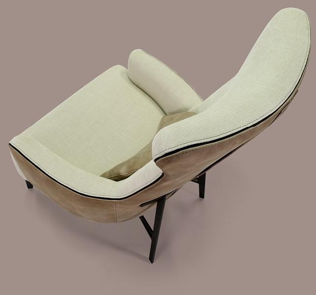 Borzalino Кресло Bergere из ткани sun-id-1447958 - Вид №5