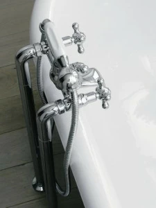 ZAZZERI Напольный смеситель для ванны с ручным душем с отдельными розетками 800