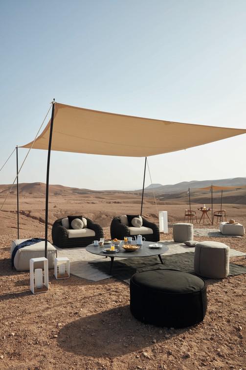 MNST995 Журнальные столики teak ⌀60см Manutti Torsa - Вид №8