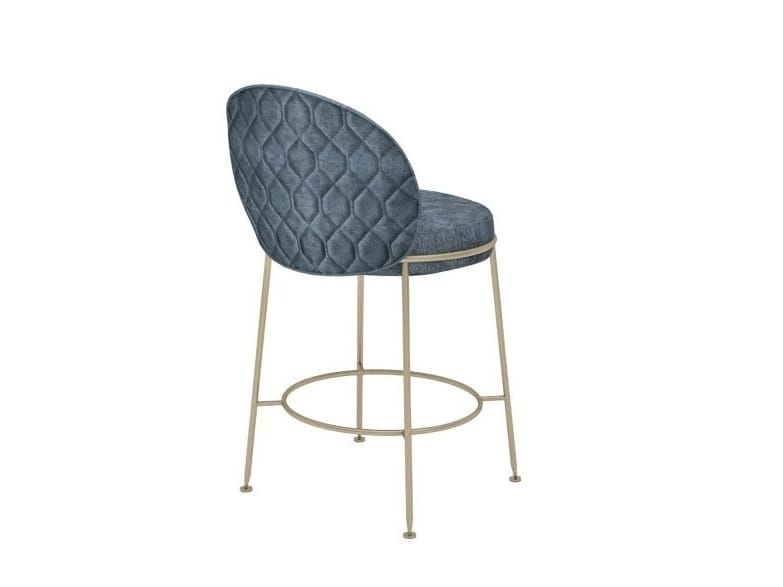 Бархатный барный стул со спинкой Sicis Амаретто ARCH-00125318 - Вид №3