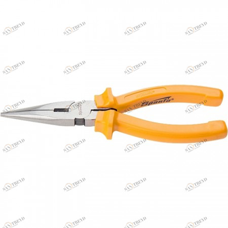 Длинногубцы прямые Classic 160 мм шлифованные пластмассовые рукоятки SPARTA Sparta (Спарта) 12554