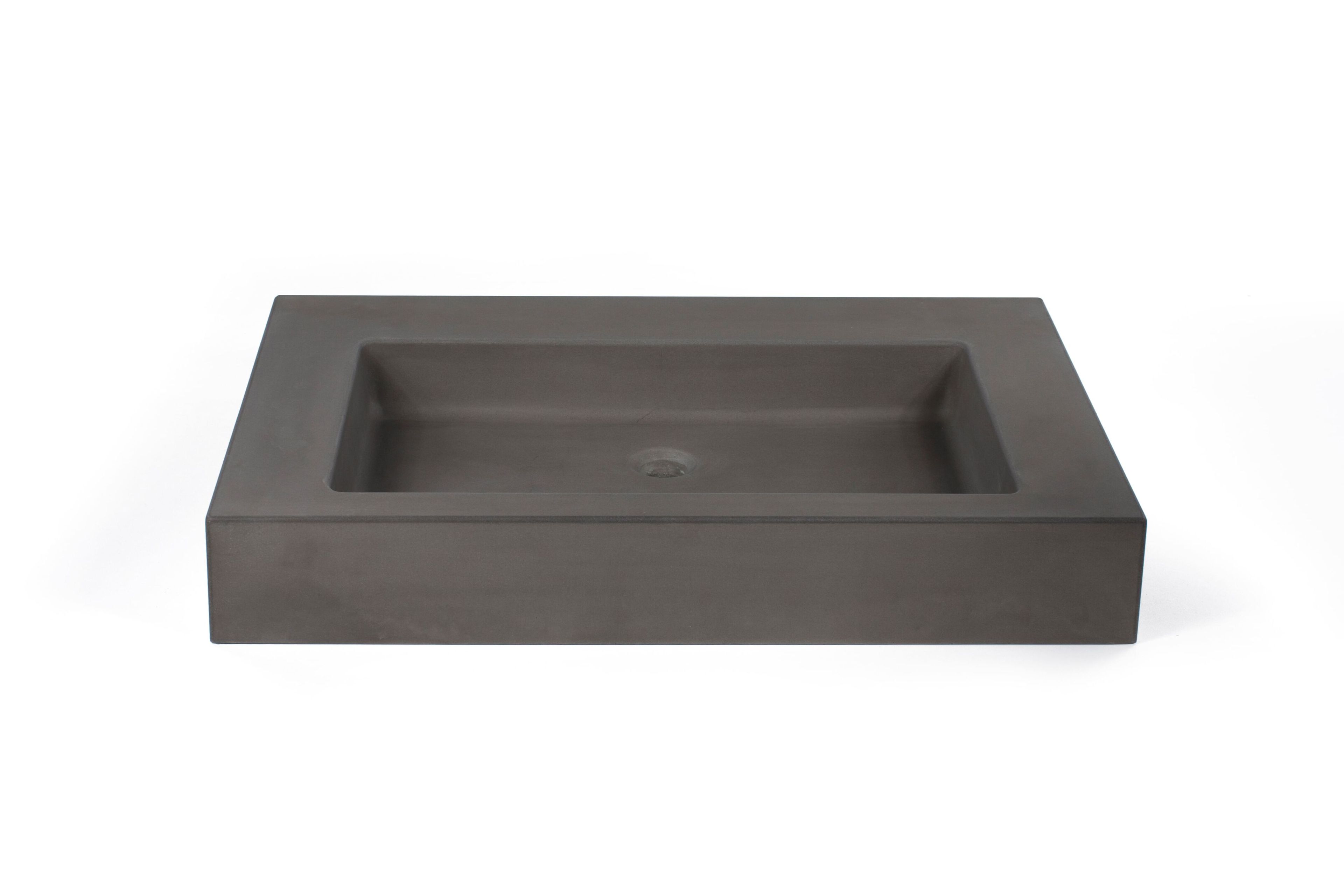 Бетонная одиночная прямоугольная раковина URBI et ORBI PLURA UNI ARCH-00138512 - Вид №2