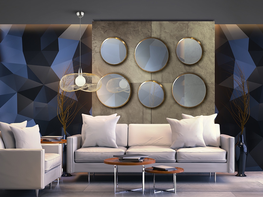 108985 Подвесной светильник 1L хром/золотой Schuller Forma - Вид №3