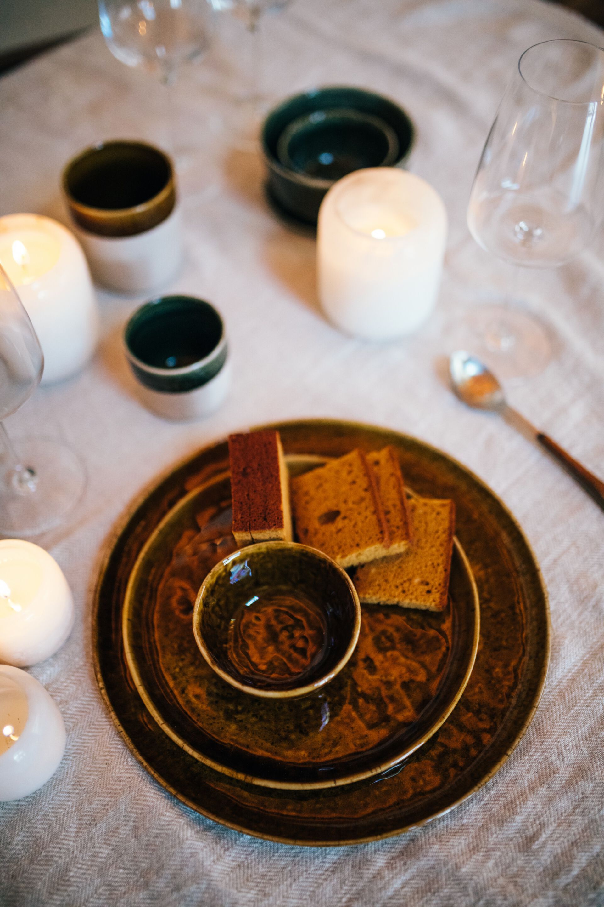 Круглая тарелка из керамогранита POMAX Спиро ARCH-00111807 - Вид №8