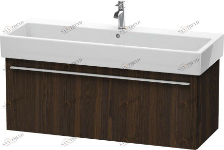 XL604706969 Тумбочка подвесная X-Large #XL6047 1150 x 443 мм Орех брашированный (натуральный шпон) Duravit