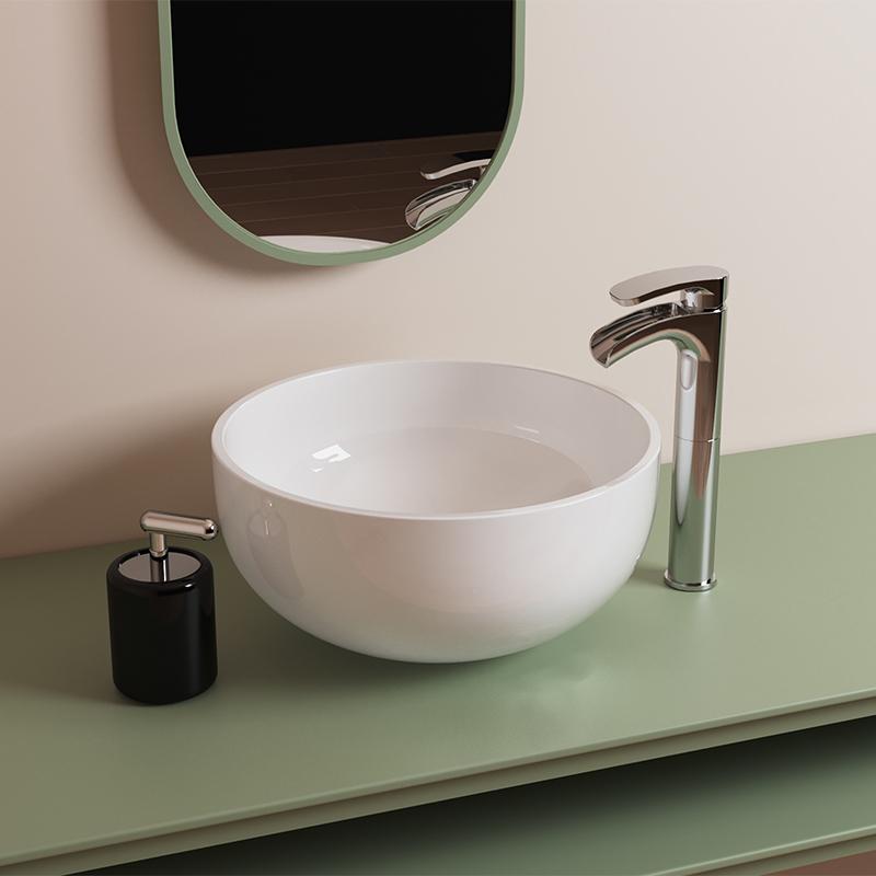 Paini Ovo 86CR211LLWFSSSRKM смеситель для раковины с донным клапаном - Вид №1