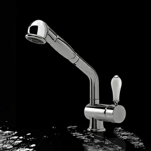 Смеситель однорычажный 7MAODC01 Geda Nextage Antico с поворотным изливом и душем