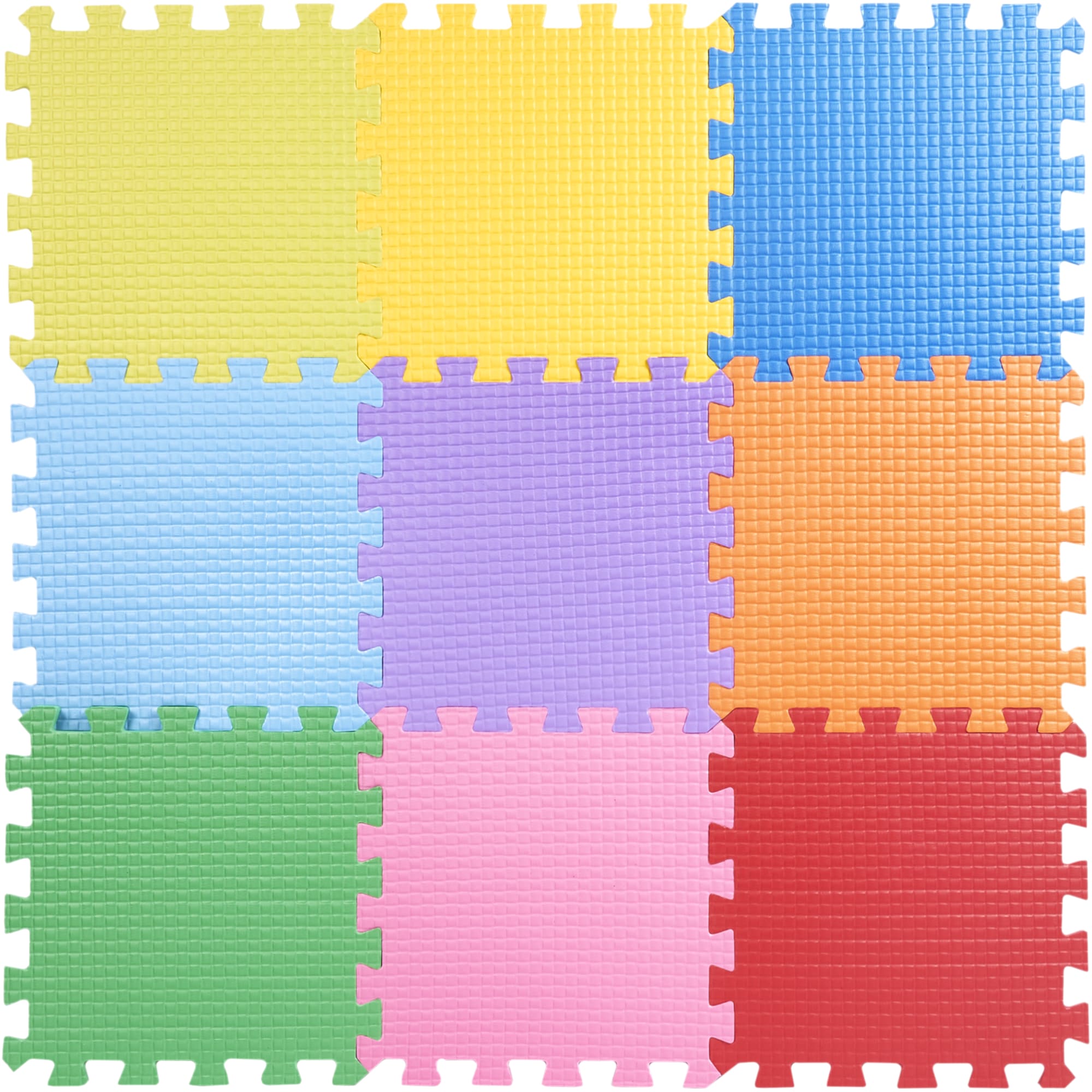 82411021 Пол мягкий «Радуга», ЭВА, 33x33 см Santreyd 