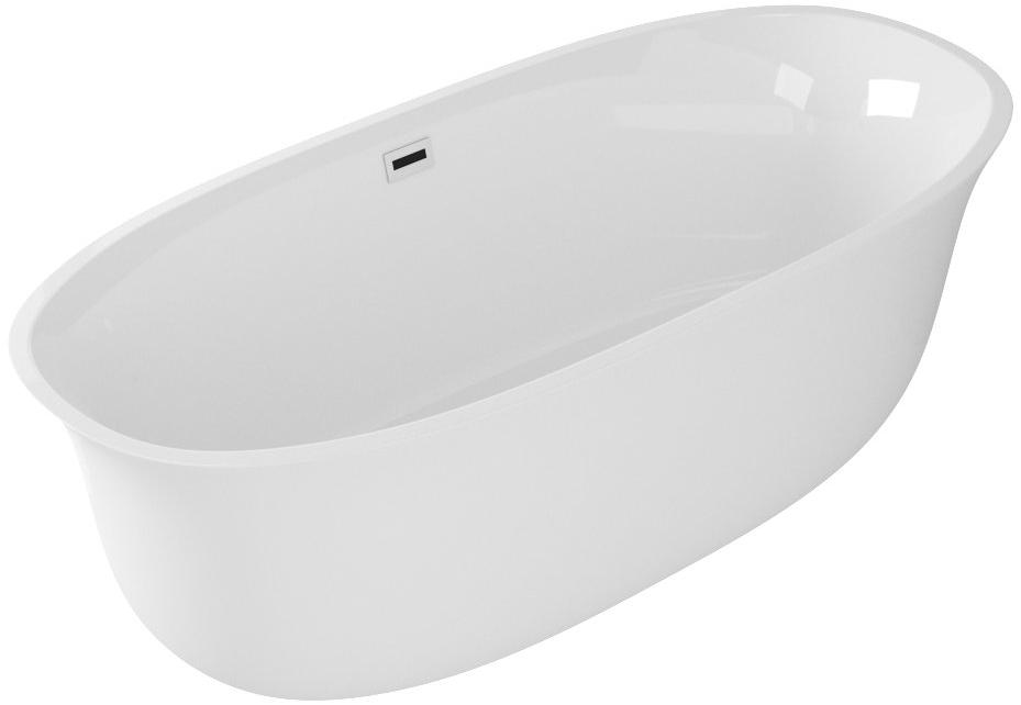 Ванна отдельностоящая GR-1201 (166x75x56) GROSSMAN  - Вид №1