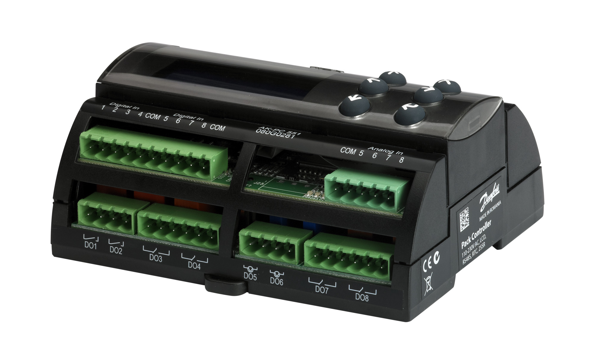Danfoss AK-PC 551 AK-PC 551 Контроллер давл. и темп. 080G0281  - Вид №9