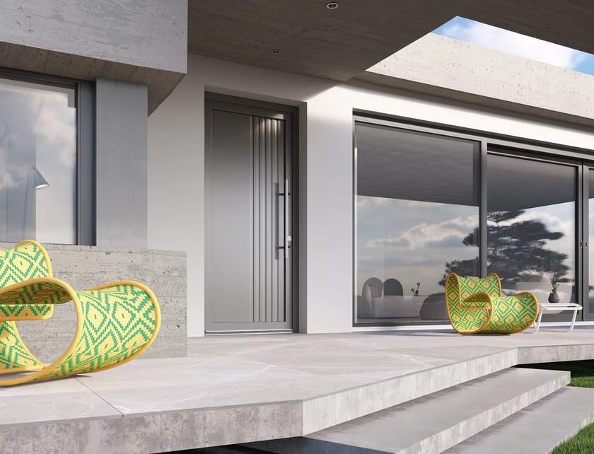 Входная дверь из ПВХ D&V Serramenti SOFT ARCH-00087799