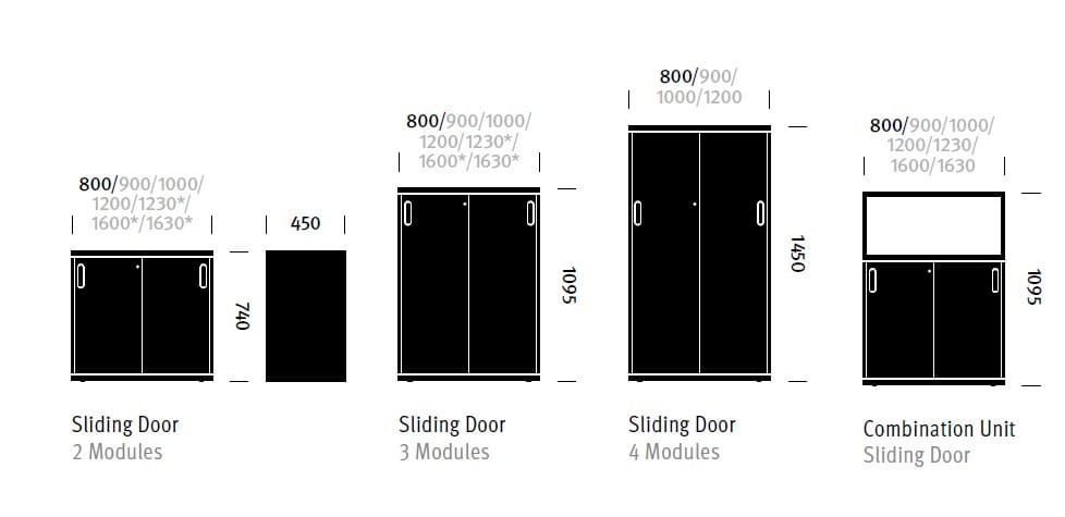 Модульная офисная мебель с раздвижными дверями Herman Miller Paragraph ARCH-00065115 - Вид №7