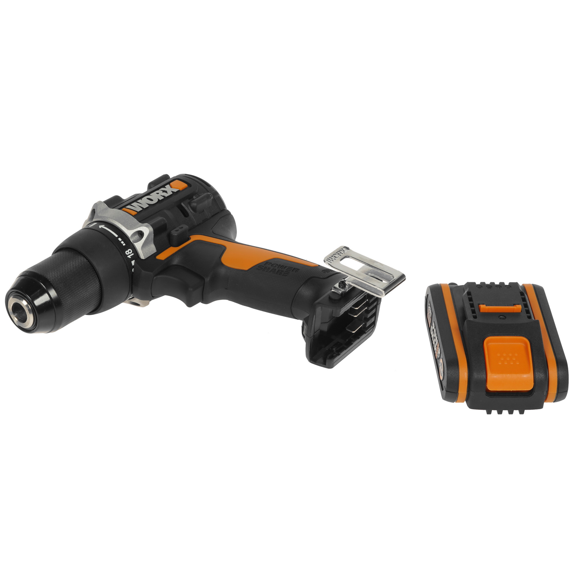 Дрель-шуруповерт Worx WX102 PowerShare 20V 5325130 STDN-0101452 - Вид №4