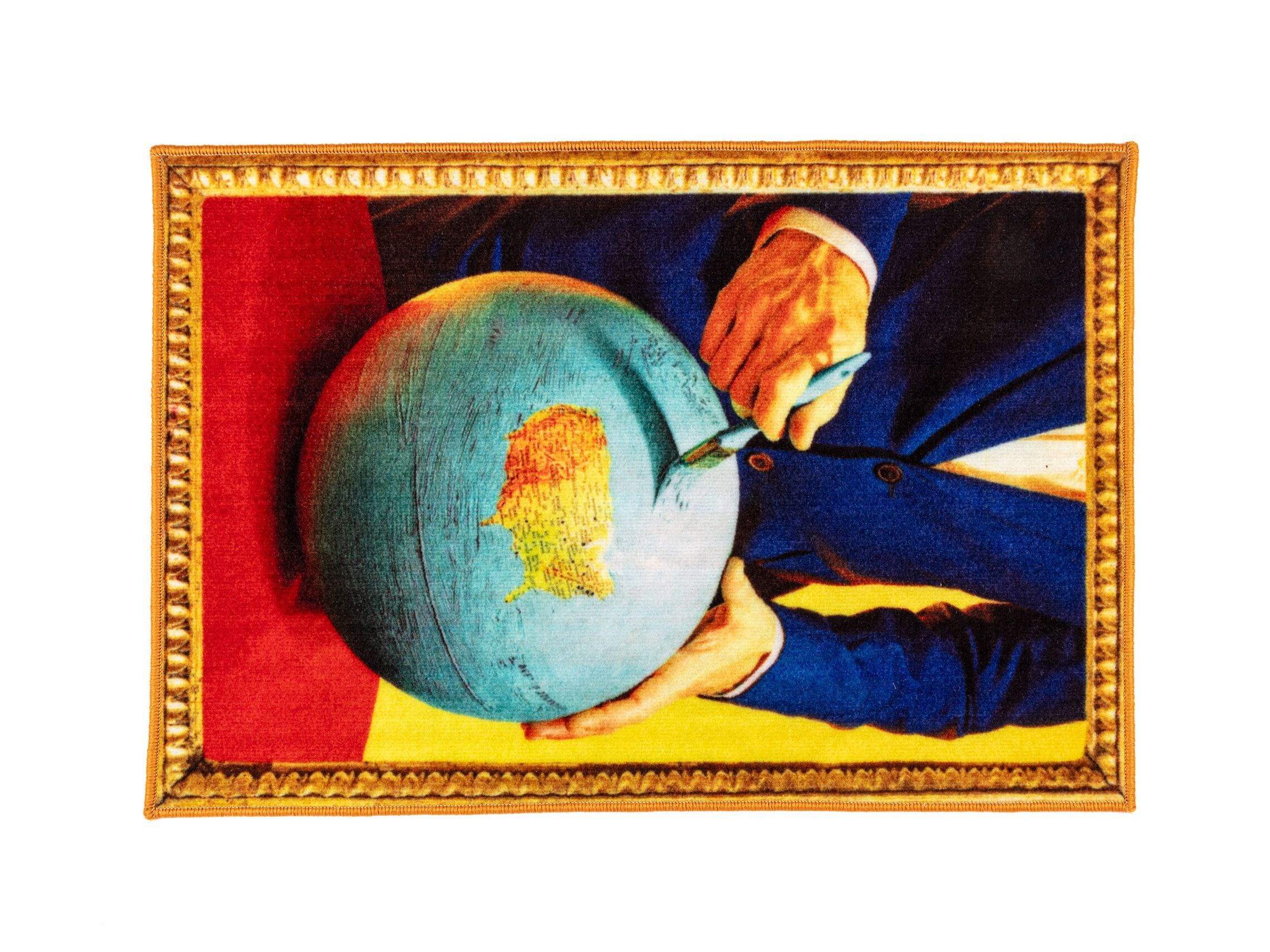 Полиэстер прямоугольный коврик для ванной Seletti Seletti wears Toiletpaper ARCH-00103723 - Вид №1