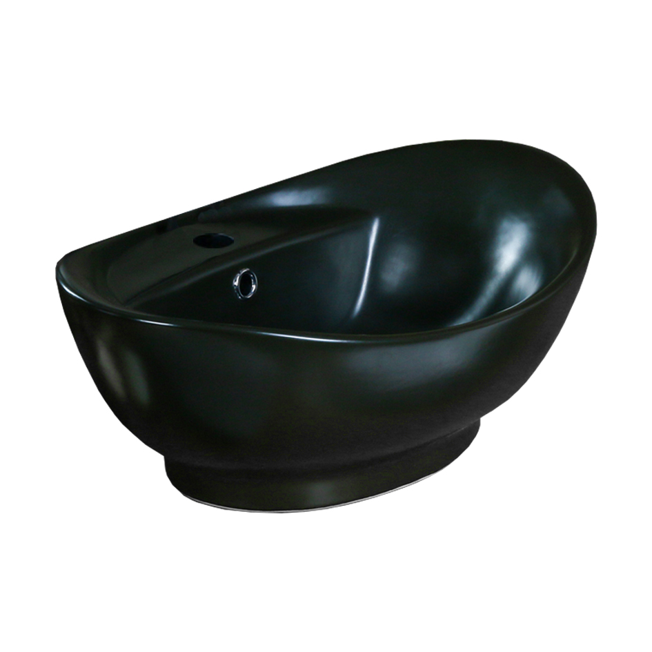 Накладная раковина melana mln-7167mb черная 7167MB-805 - Вид №1