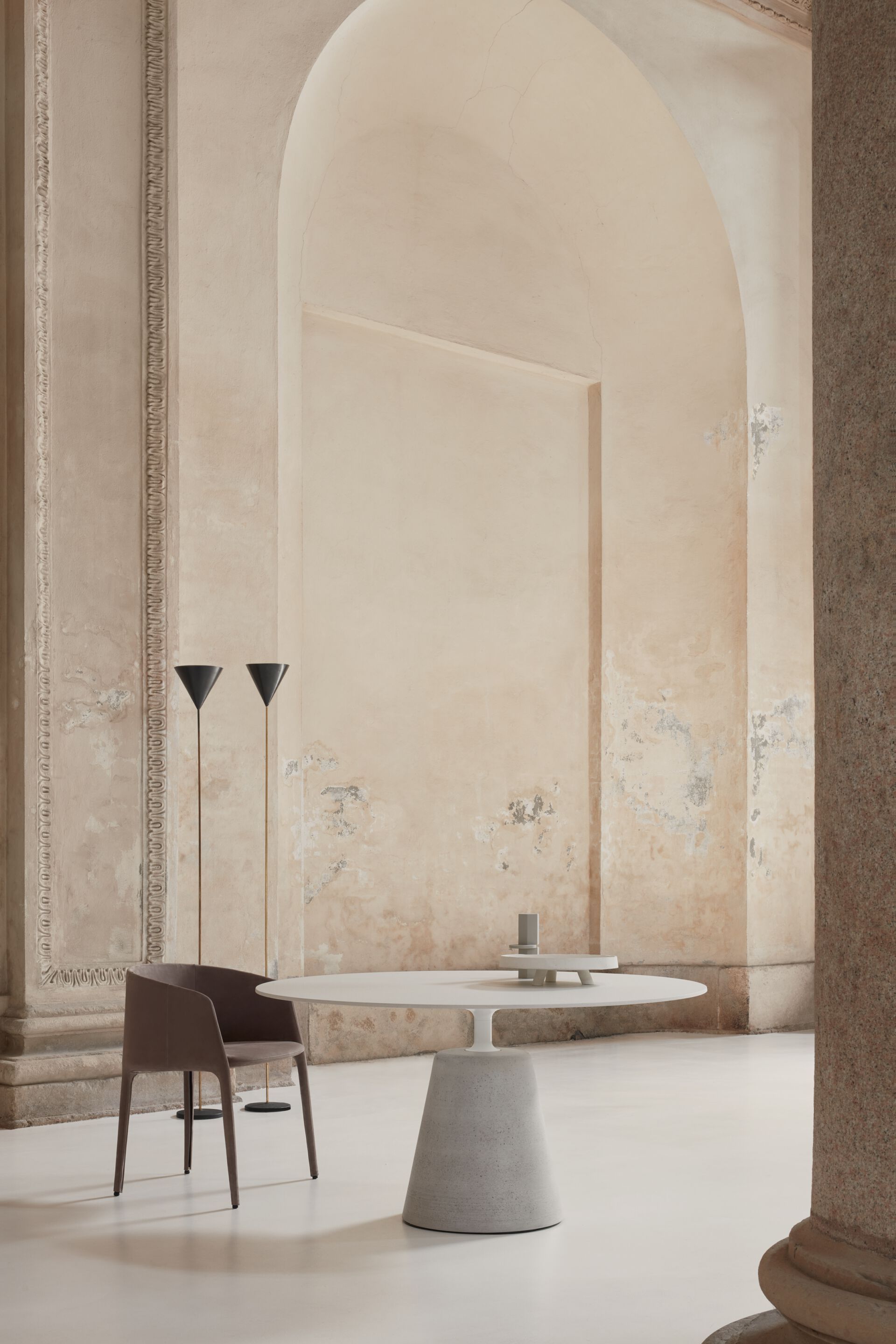 Мягкий тканевый стул с подлокотниками MDF Italia ACHILLE ARCH-00141798 - Вид №4