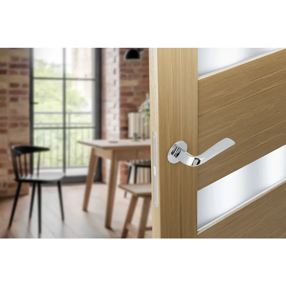 Дверные ручки EDSON EDS-97B-R2 в стильном хроме 85168432 STLM-0059318 - Вид №7