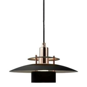 Светильник подвесной Sorup, Ø40, черный/медный