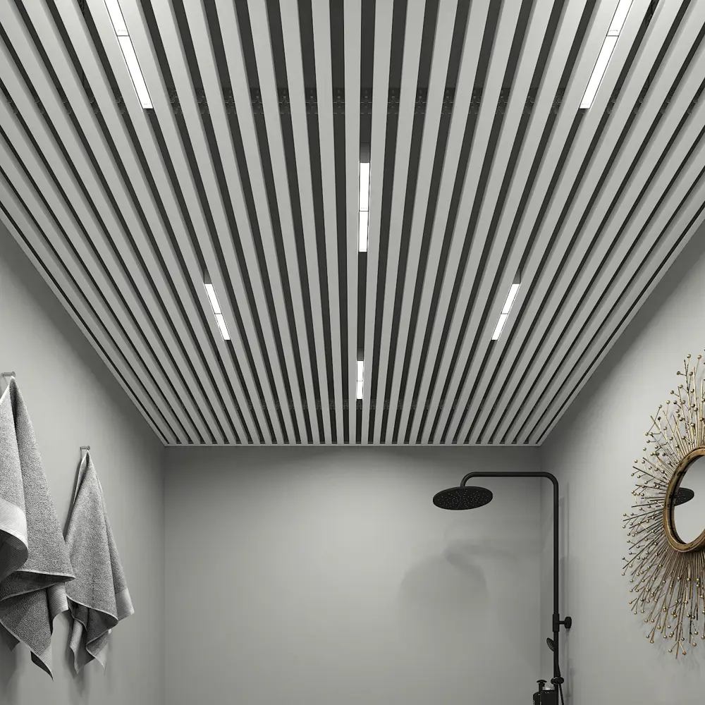 CESAL Реечный потолок кубической формы для входных зон и балконов 1.7×1.7 м 87202500