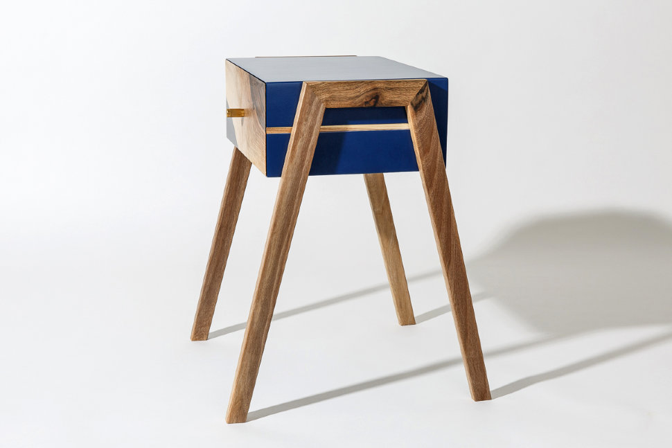 Тумбочка прикроватная с ящиком коричневая Storm G ICON DESIGNE STORM 177933 Коричневый - Вид №8