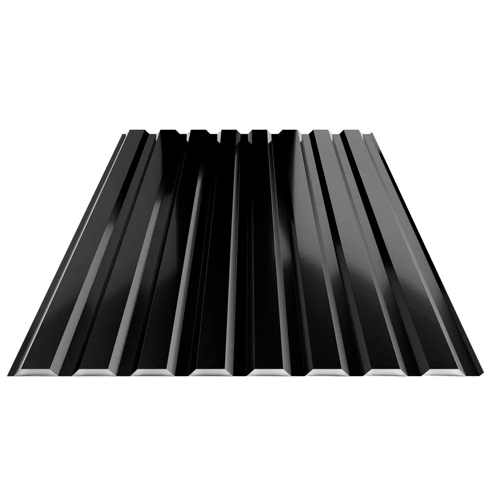 Профнастил Santreyd С20 черный для заборов и кровли 85538082 STLM-0063655