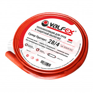 VF.35.04.10.R Valfex Теплоизоляция для труб в защитной оболочке (красная)