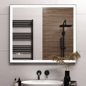 Зеркало с LED-подсветкой OMEGA GLASS Нант - умное освещение для ванной 82756871