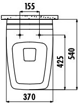 BL320-11CB00E-0000 BULL Унитаз подвесной Creavit Bull  - Вид №2
