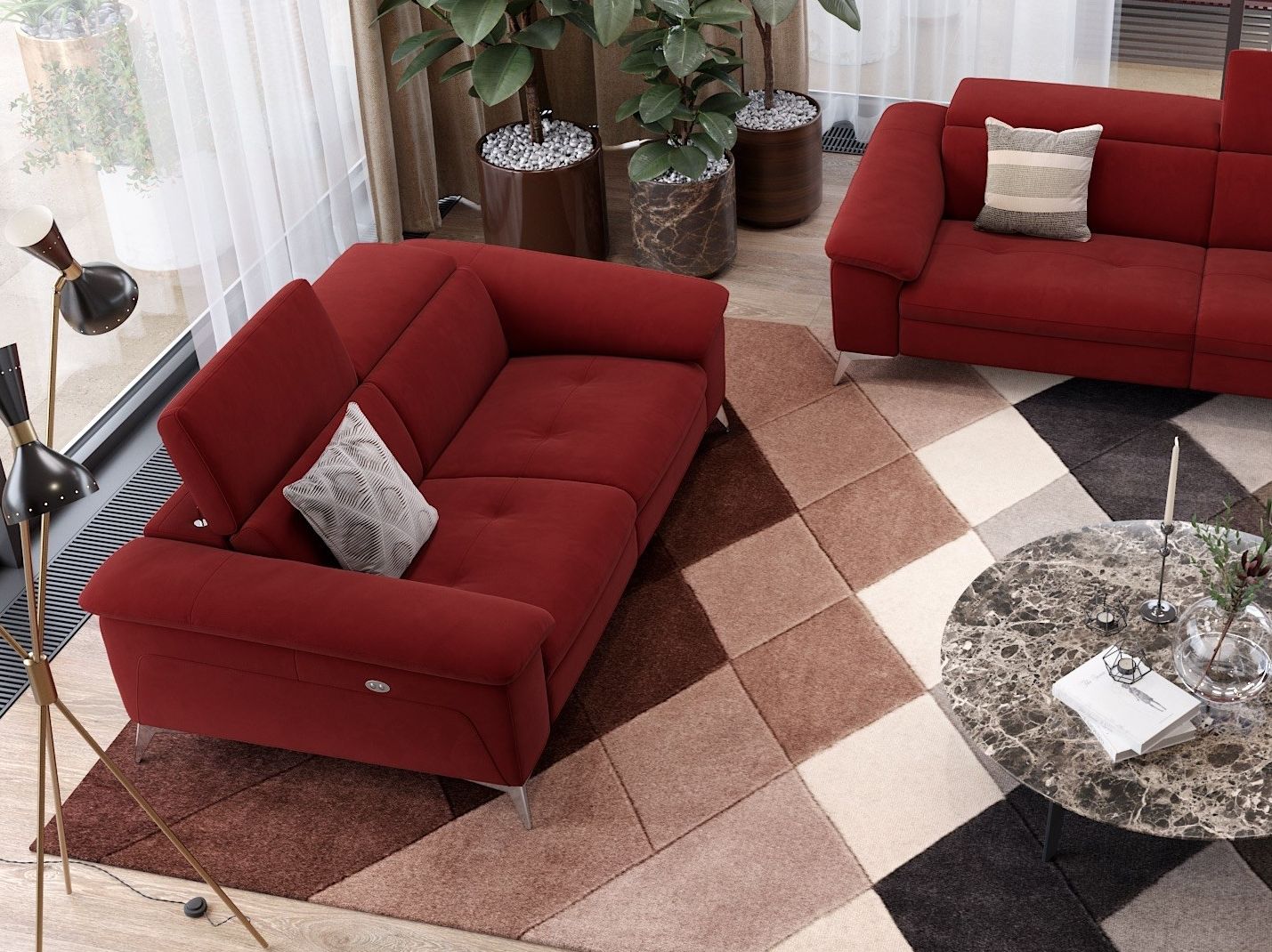 2-местный тканевый диван Sofanella Stella ARCH-00144356 - Вид №4