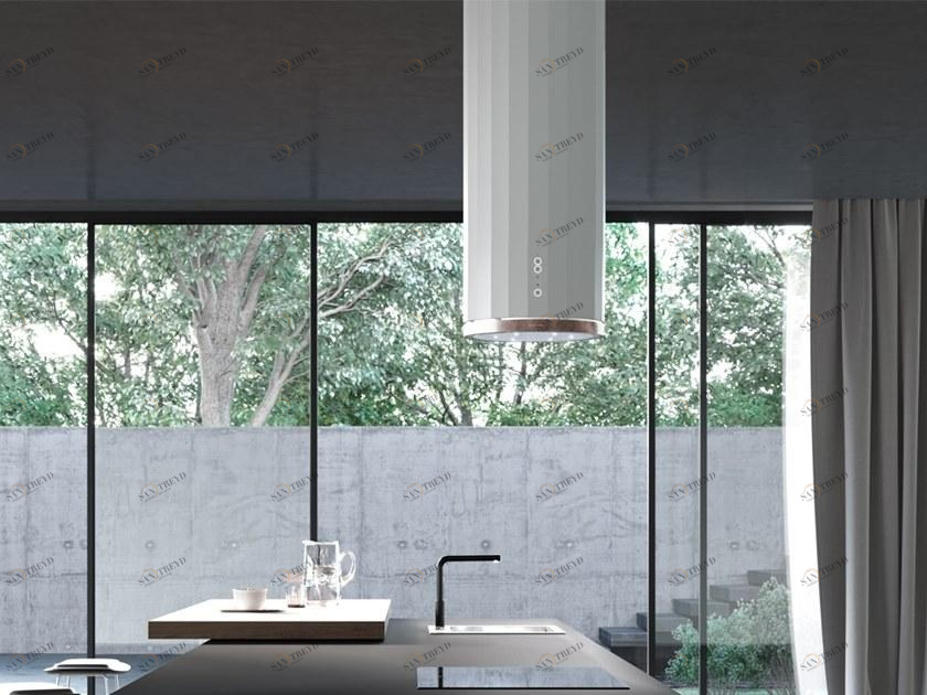 FABER Островная вытяжка с аспирацией по периметру класса а  110.0456.219/220/261 