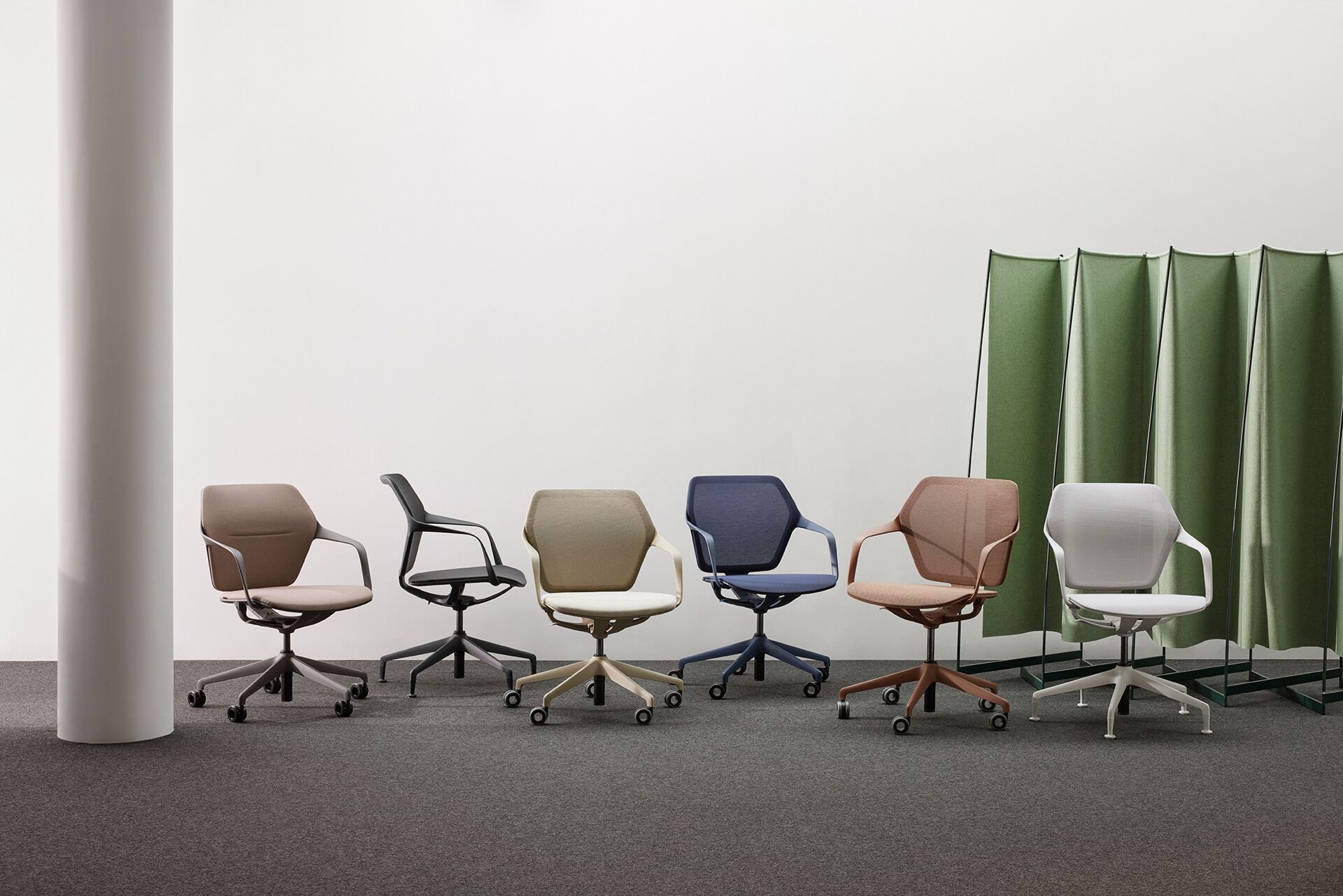 Сетчатое вращающееся офисное кресло Brunner ray work ARCH-00006583 - Вид №2