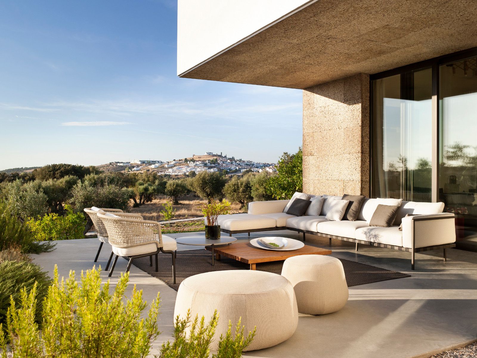 Веревочный садовый стул с подлокотниками TRIBÙ CTR ARCH-00102241 - Вид №1