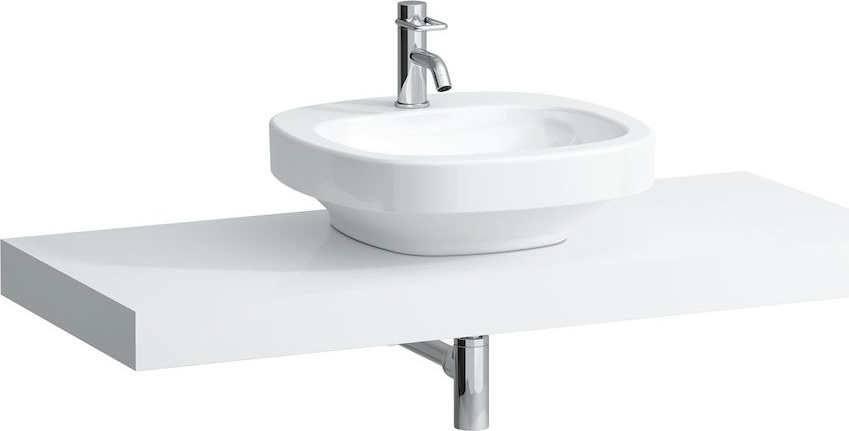 H4051410754631 Столешница 1200мм с вырезом по центру, включает 2 консоли LAUFEN PRO