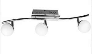 Спот потолочный светодиодный на 3 лампы бело-серебряный Horoz 036-001-0004 HOROZ 036-001 00-3923926 Белый;серебро