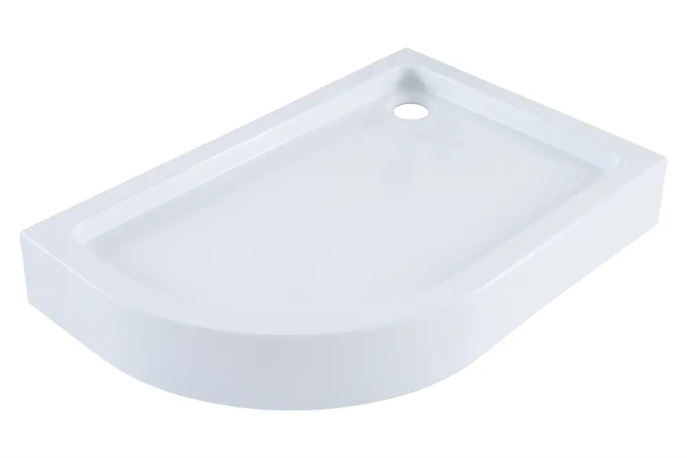 Душевой поддон SENSEA Basic угловой 80×120 см для компактных санузлов 82658156