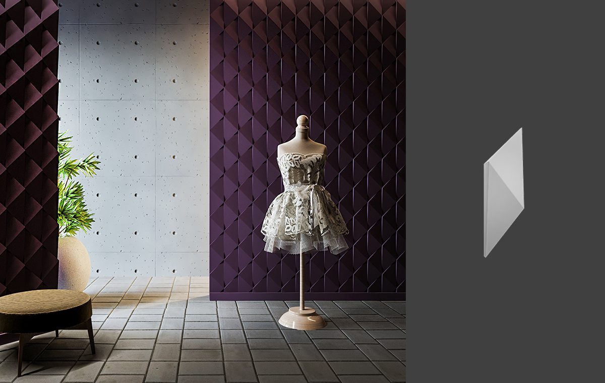 ORIGAMI 3D Панели LAB.Space ORIGAMI-1