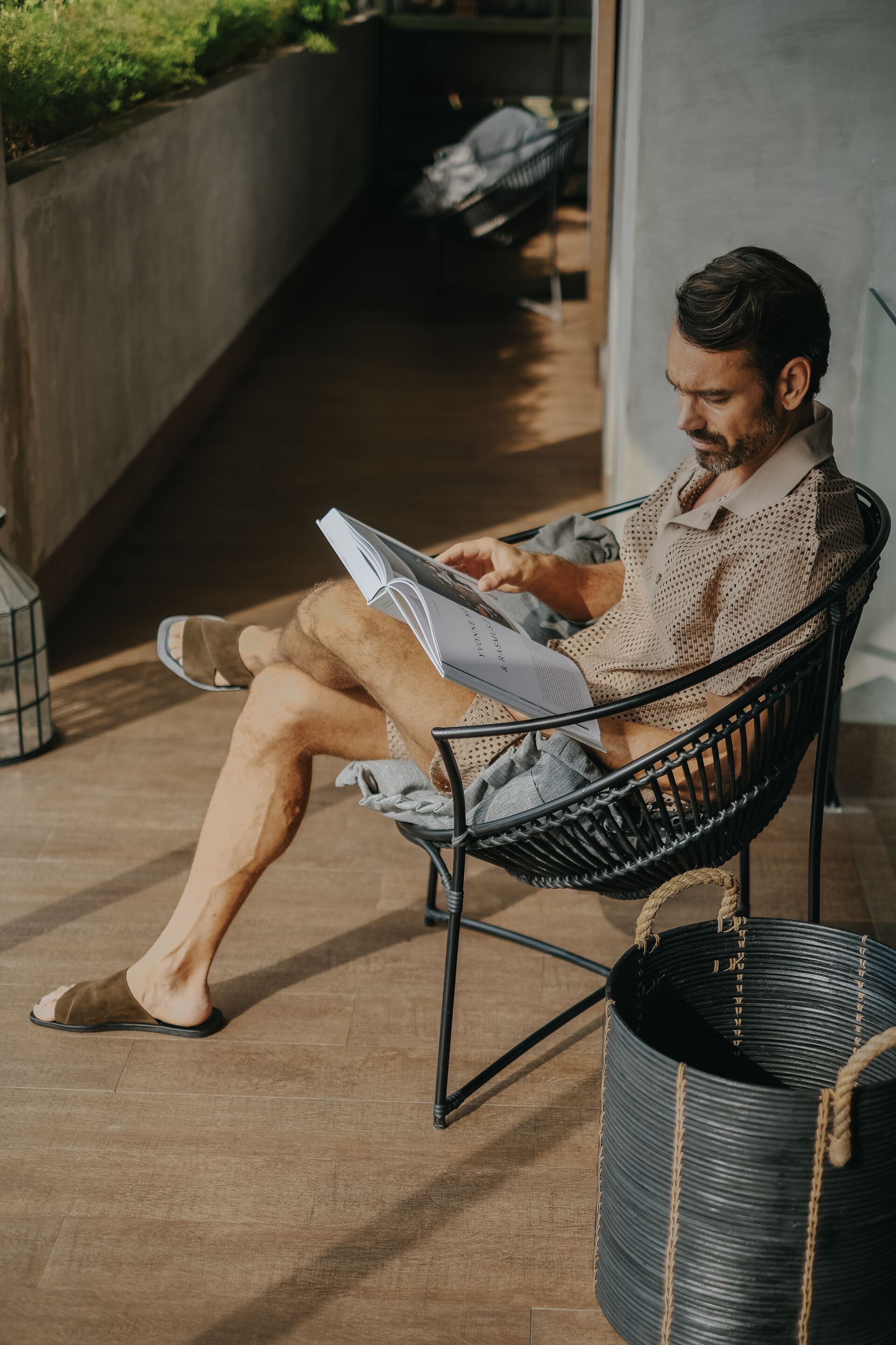 Синтетическое волокно сад стул с подлокотниками cbdesign Solar ARCH-00024271 - Вид №2